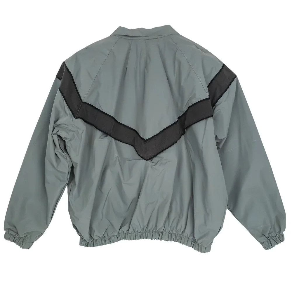 UNICOR IPFU Jacket Army Mens Medium Regular Grey Reflective Windbreaker Nylon